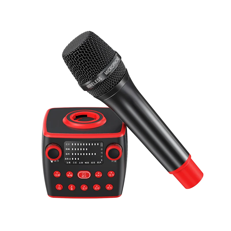 Sobast MC19 OTG Digital Broadcast Function Live Streaming Portable Blue tooth Wireless Karaoke Microphone Handheld Singing