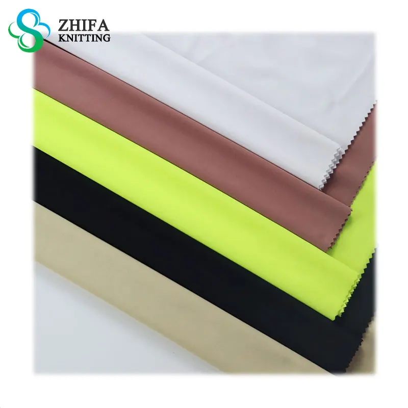 Zhifa Free Sample Custom 85 Polyester 15 Spandex Jersey Warp Knitted Matte Swimwear Underwear Fabric
