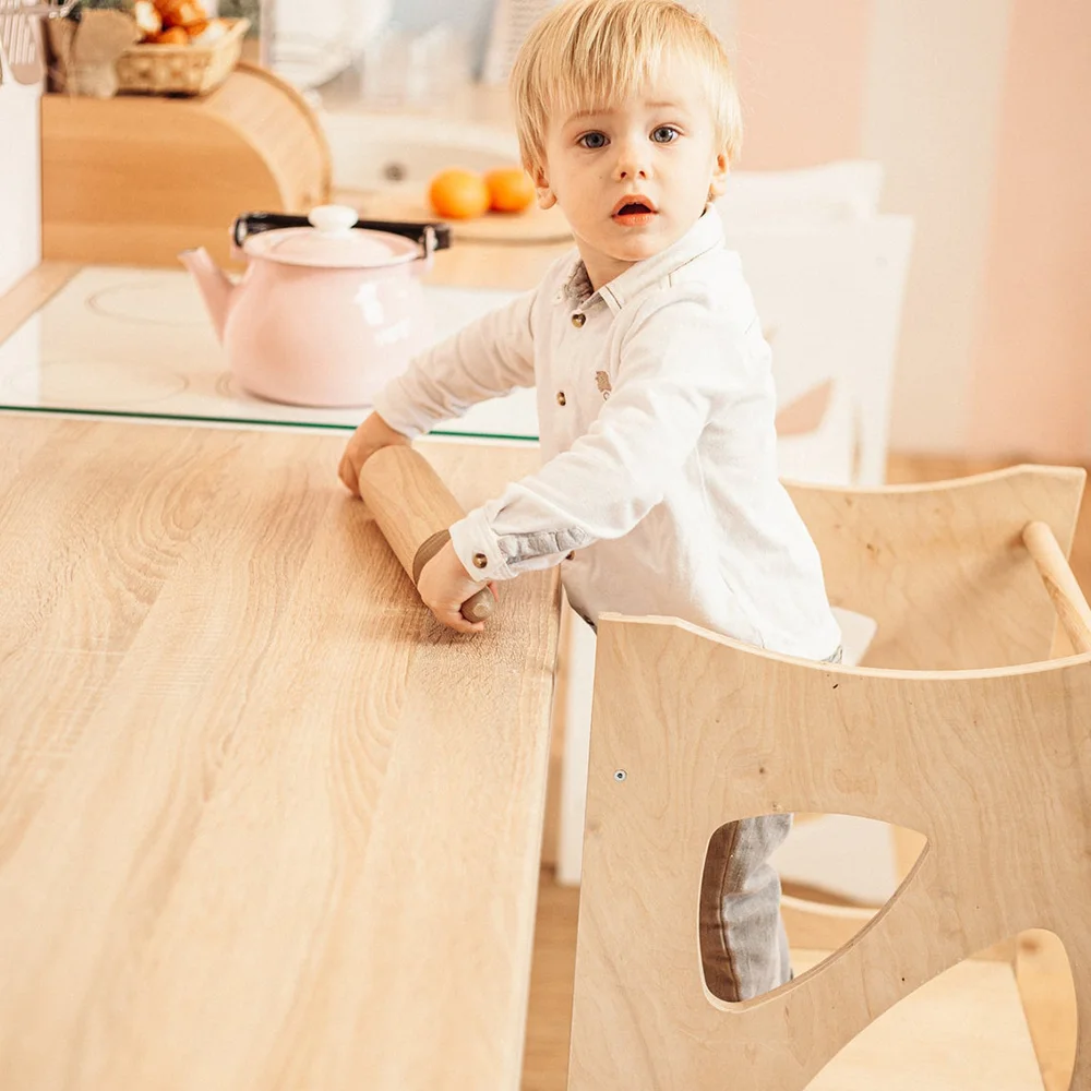 living room furniture wooden footstool children kitchen helper step stool kids learning tower