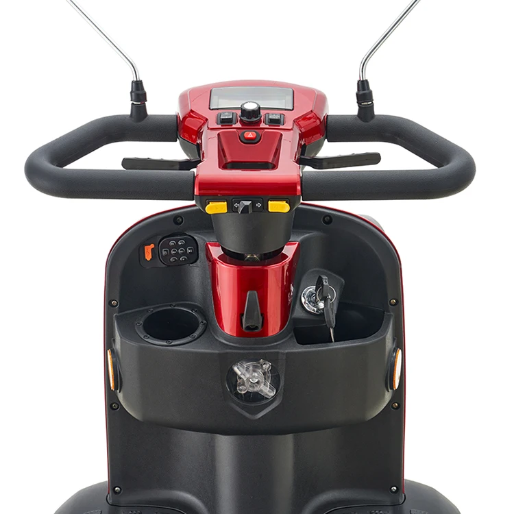 CE-certified High Quality Mobility Scooter Electric 4 Wheels 500w 48v Elderly Disabled Medical Equipment with Canopy Roof