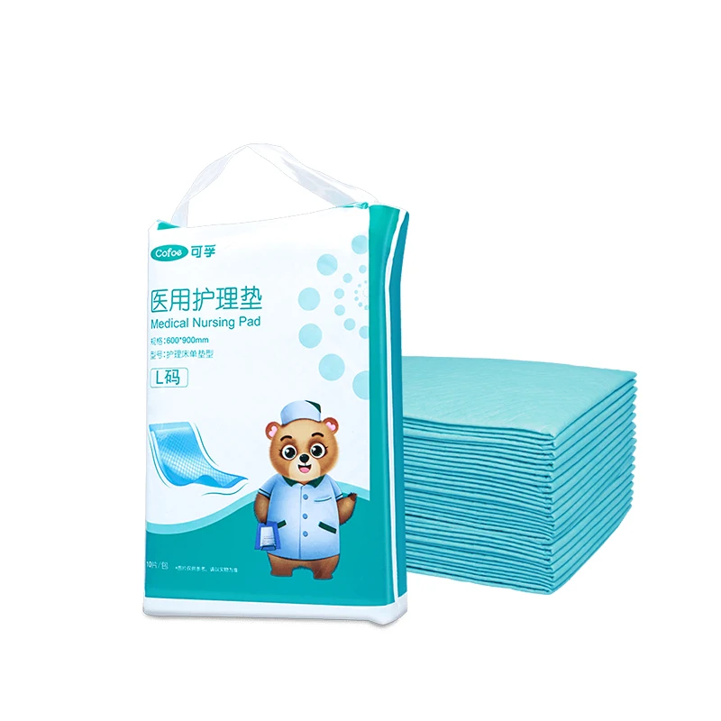 Professional Cofoe Disposable Hospital Incontinence Bed Pads Incontinence Pads Medical Waterproof Urine Pad