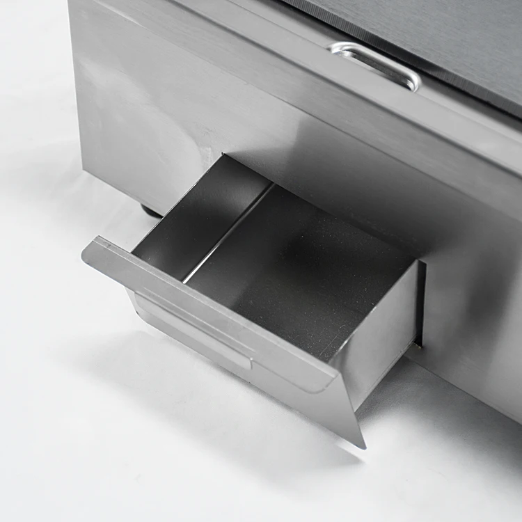 Газовая плита из нержавеющей стали для оладий настольная ресторанов кейтеринга кухни школы утолщенная