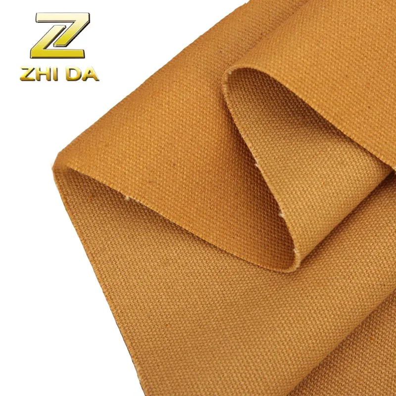 Guangzhou Textile  customized color  waterproof dry wax 100%  cotton fabric rolls for bags