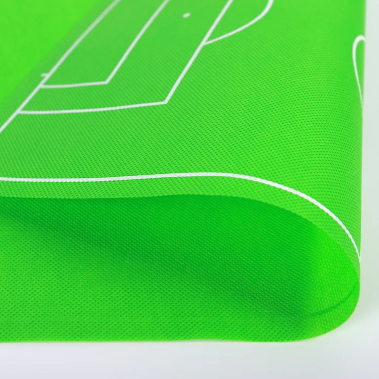 Изготовленные на заказ печатные срезы футбольного поля новые продукты полипропиленовый материал нетканый