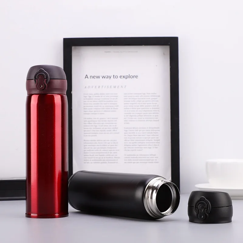 WeVi Vacuum Insulation Double Wall High Quality 18/8 Food Grade Stainless Steel Travel Flask