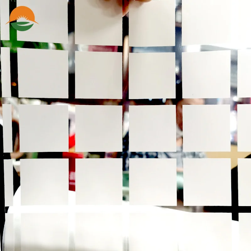 Custom frosted adhesive window door glass sticker