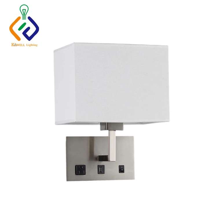 Lighting Wall Light Fixtures Headboard Sconce Lamparas De Pared Hotel Wall Lamp With Socket and Plug Cord