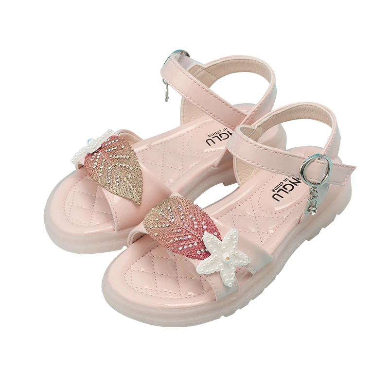 
Summer limited little princess sandals with soft sole and comfortable 