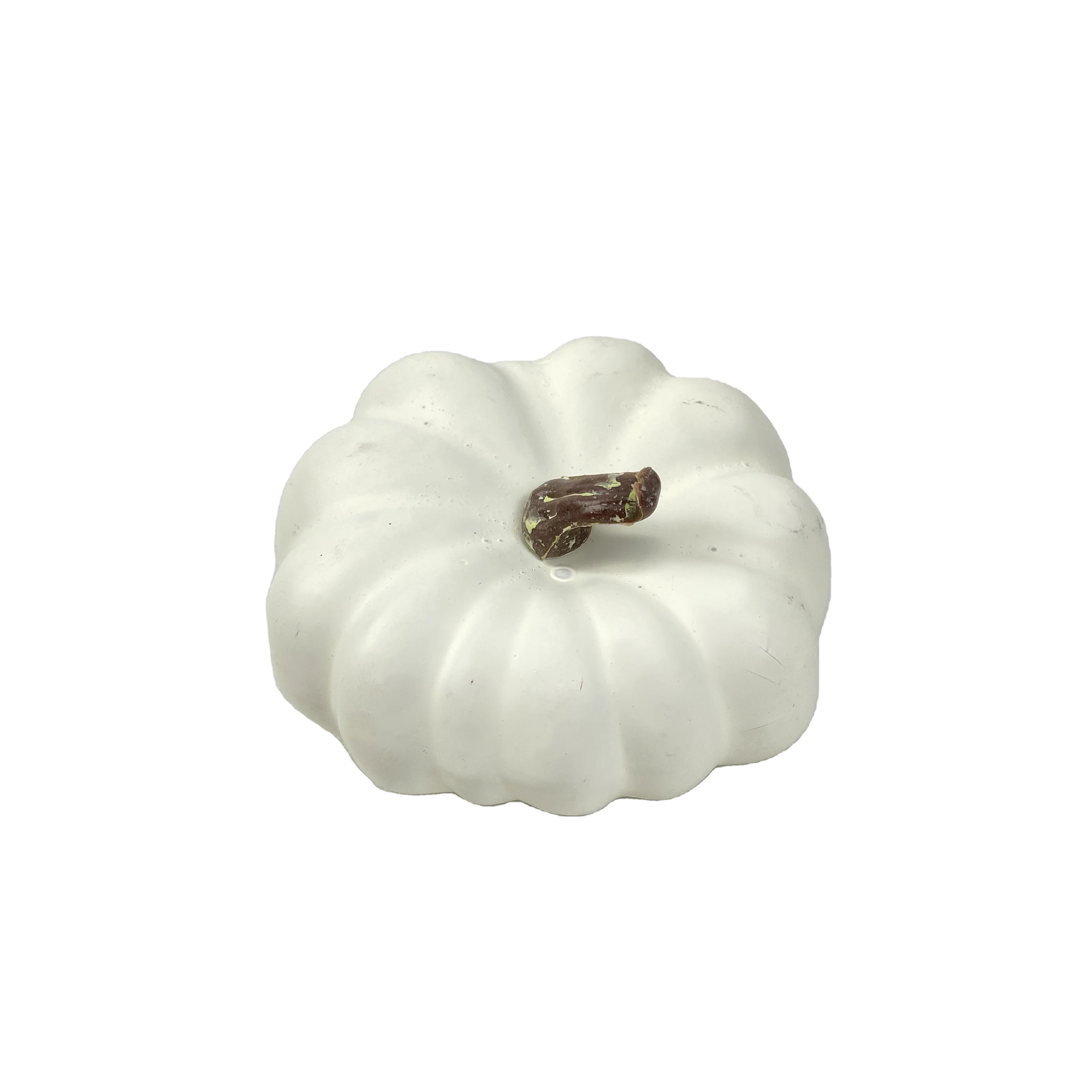 Wholesale Price Home Indoor Halloween Decor Resin White Pumpkin Ornaments