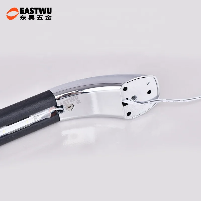 RV Boat Special vehicle ambulance  entry door LED black color Grab Rail Handles