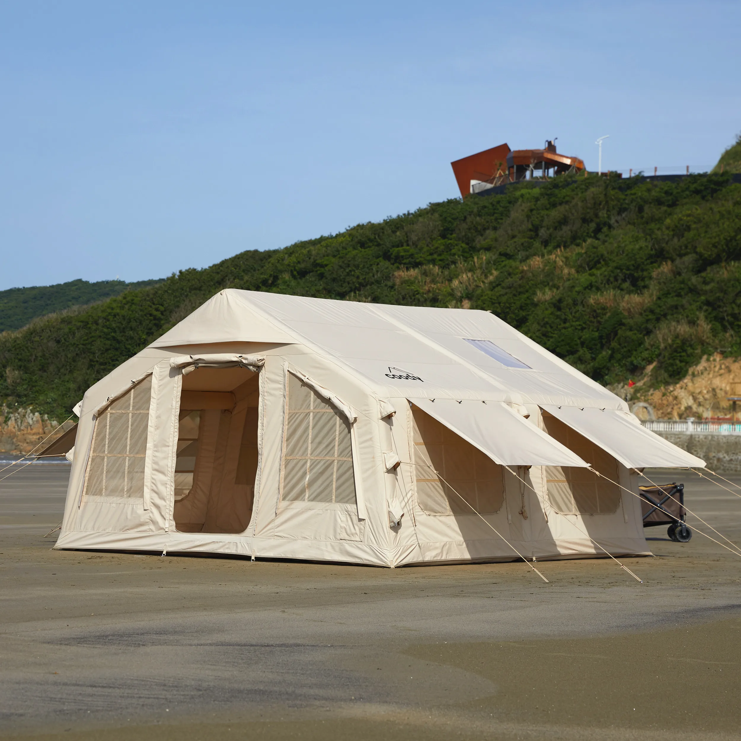 China Manufacture Inflatable Tent Waterproof UV Protection 13.68 Air Tent Camping Tent