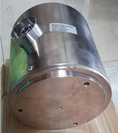 Heavy duty compression load cell weight sensor force transducer for civil engineering power plant foundation loads test machine