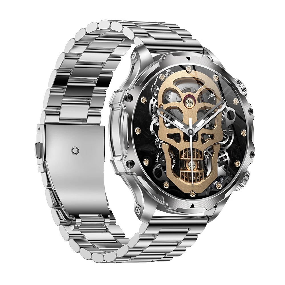 TKYUAN Outdoor Sports Watch Led Flash Light 1.85 Inch Big Screen 700Mah Battery Waterproof Sport Bluetooth Smartwatch For Men