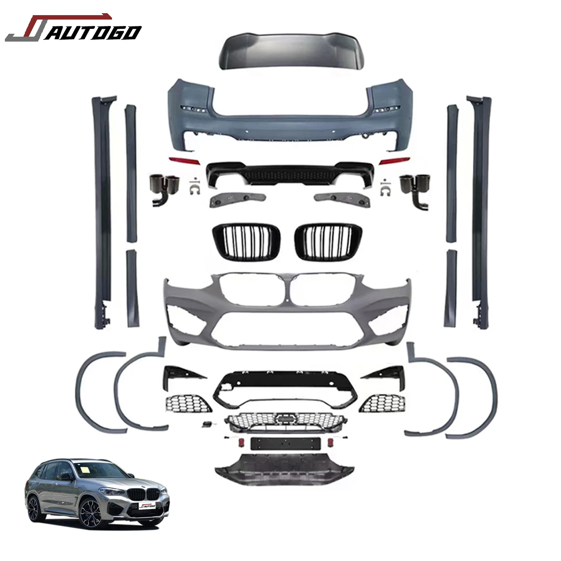 Hot sale Car Tuning Parts Bodykit For BMW G01 X3 Series 2017-2021 xDrive20d 30d M40i Update to F97 X3M