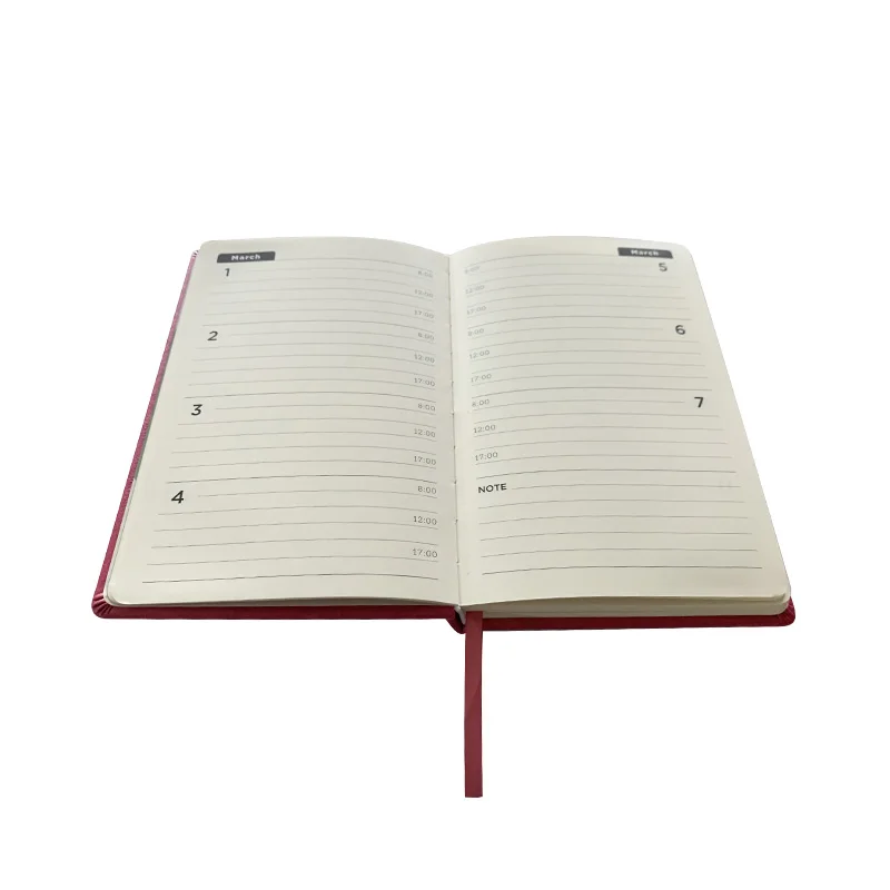 Wholesale A5 Diary Notebook Hard Cover Custom Size Offset Paper Embossed Packaging-Hard Cover Book Cardboard Offset Printing