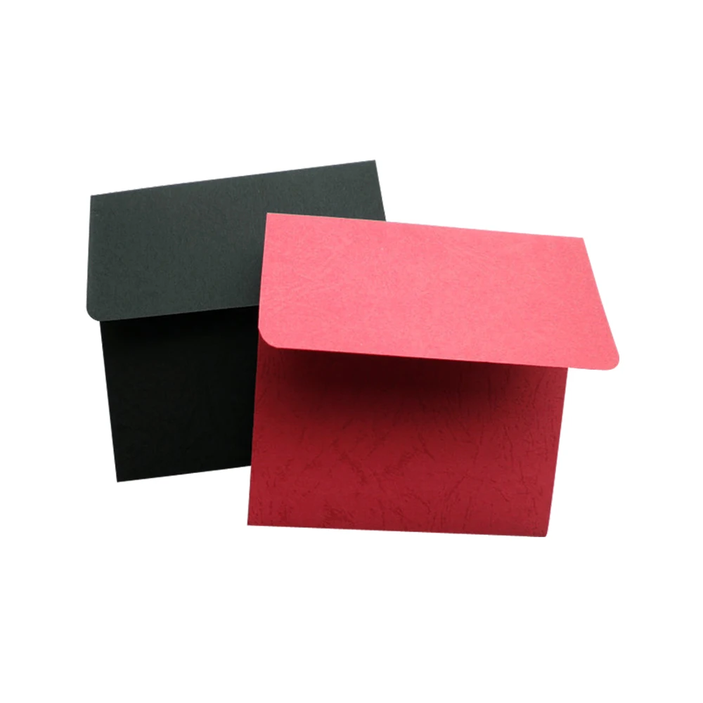 Custom recycled black kraft craft packaging paper envelope