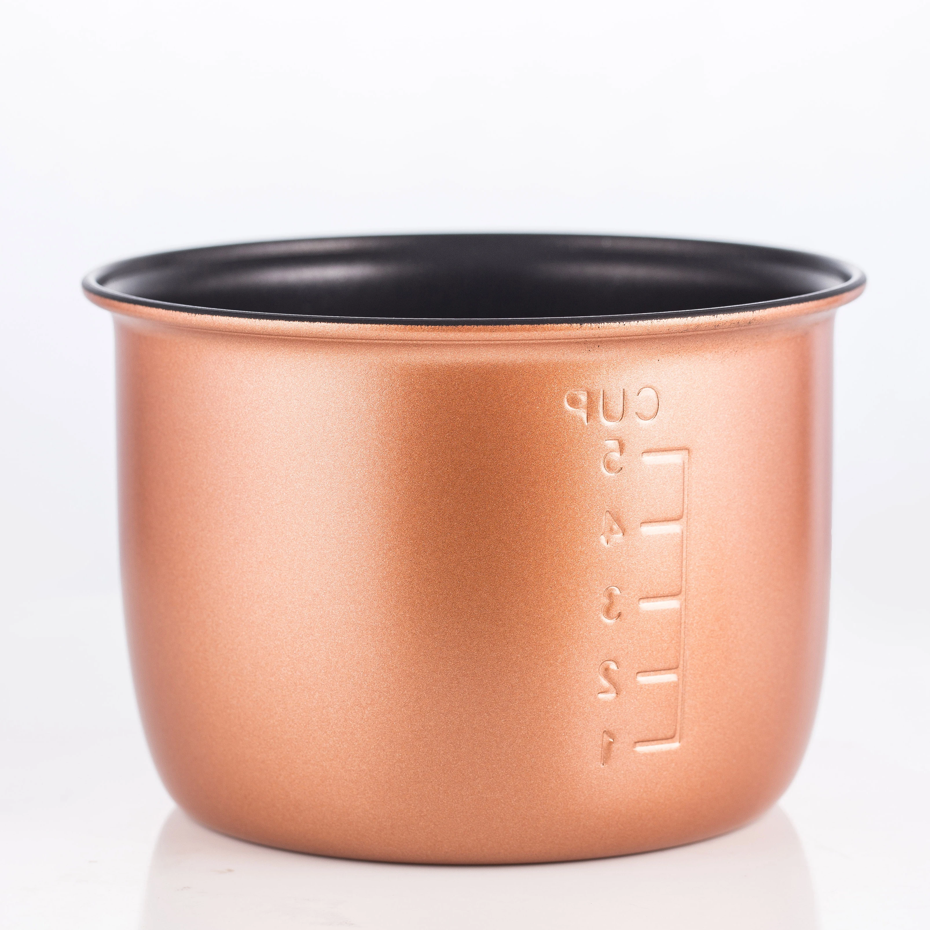 
Aluminum Alloy Non Stick Coating Rice Cooker Inner Pot 140*100mm for 1.2L Rice Cooker Part Rice Cooker Pot Replacement 