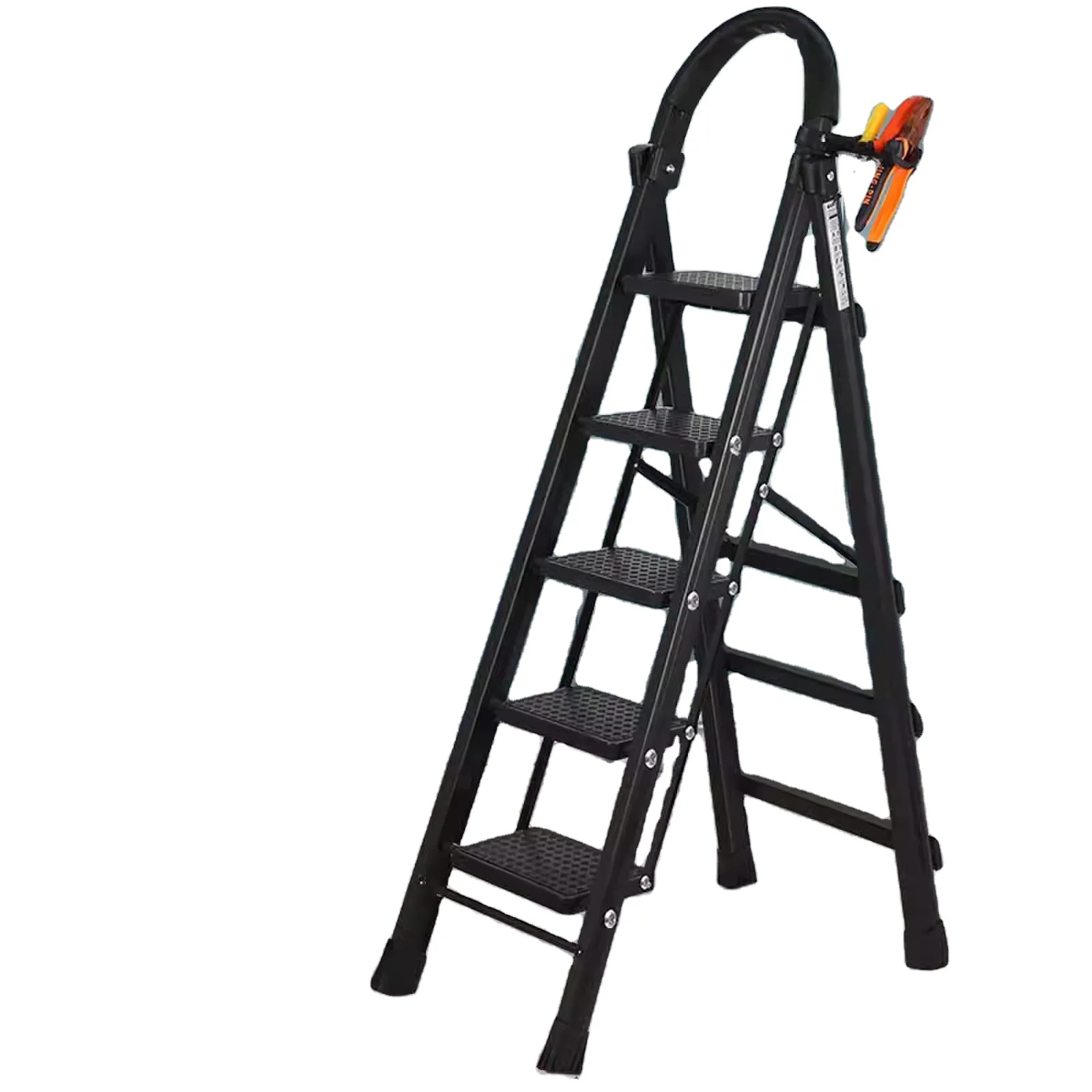 New Design Home Use 4 -8Step Ladder Folding Iron Chinese Factory Low Price