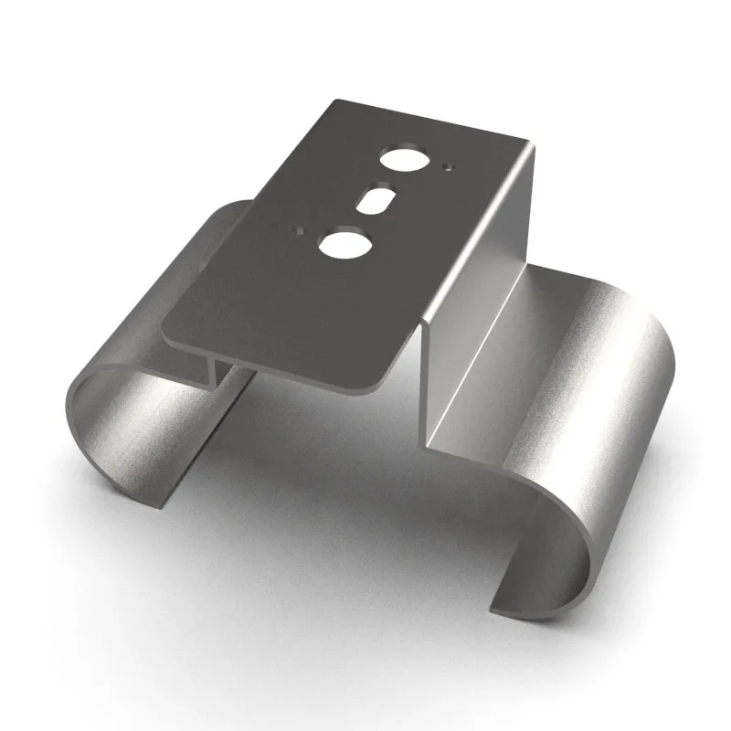 Premium OEM Factory Customized Stamping Parts Hot sale Stainless Steel Pipe Tube Bracket Metal Shelf Brackets