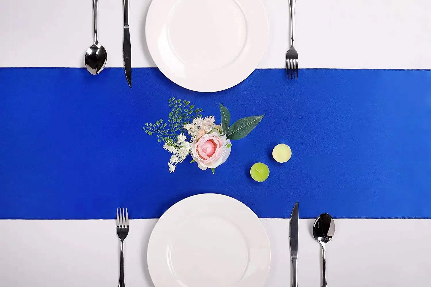 Satin Table Runner 12 x 108 Inch Forest Green Long Wedding Satin Silk Table Runner for Wedding Banquet Graduations Birthday Part