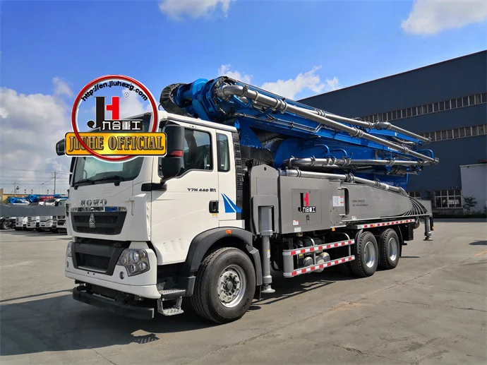 JIUHE Concrete Pump 48m Truck-Mounted Concrete Pump Truck Mounted 17m 20 25m 30m 38m 43m 52m 56m 58m 63m 70m Concrete Pump Truck