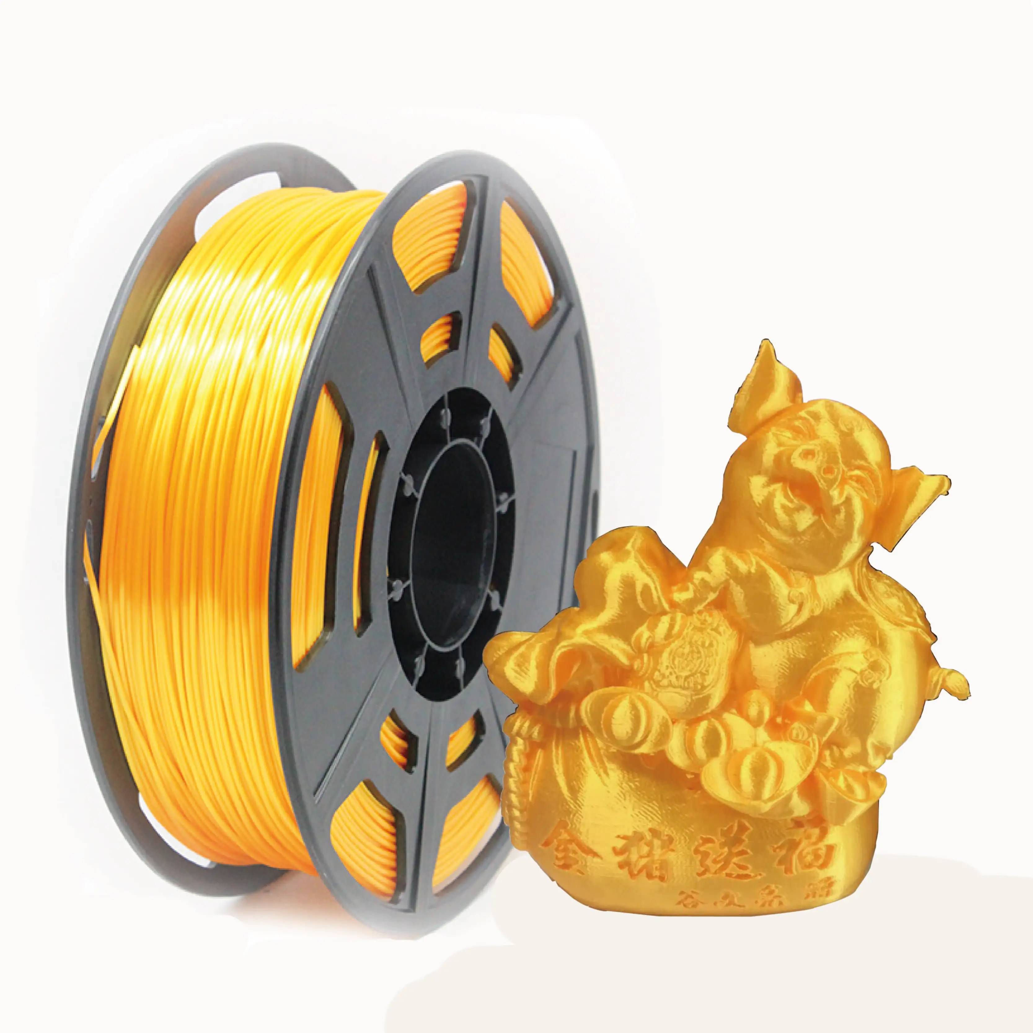 Flythinking Free Sample Rohs certificated 3D Pen 10kg PLA Silk filament 1.75mm 1kg Plastic 3D Printer Filament for 3d printer
