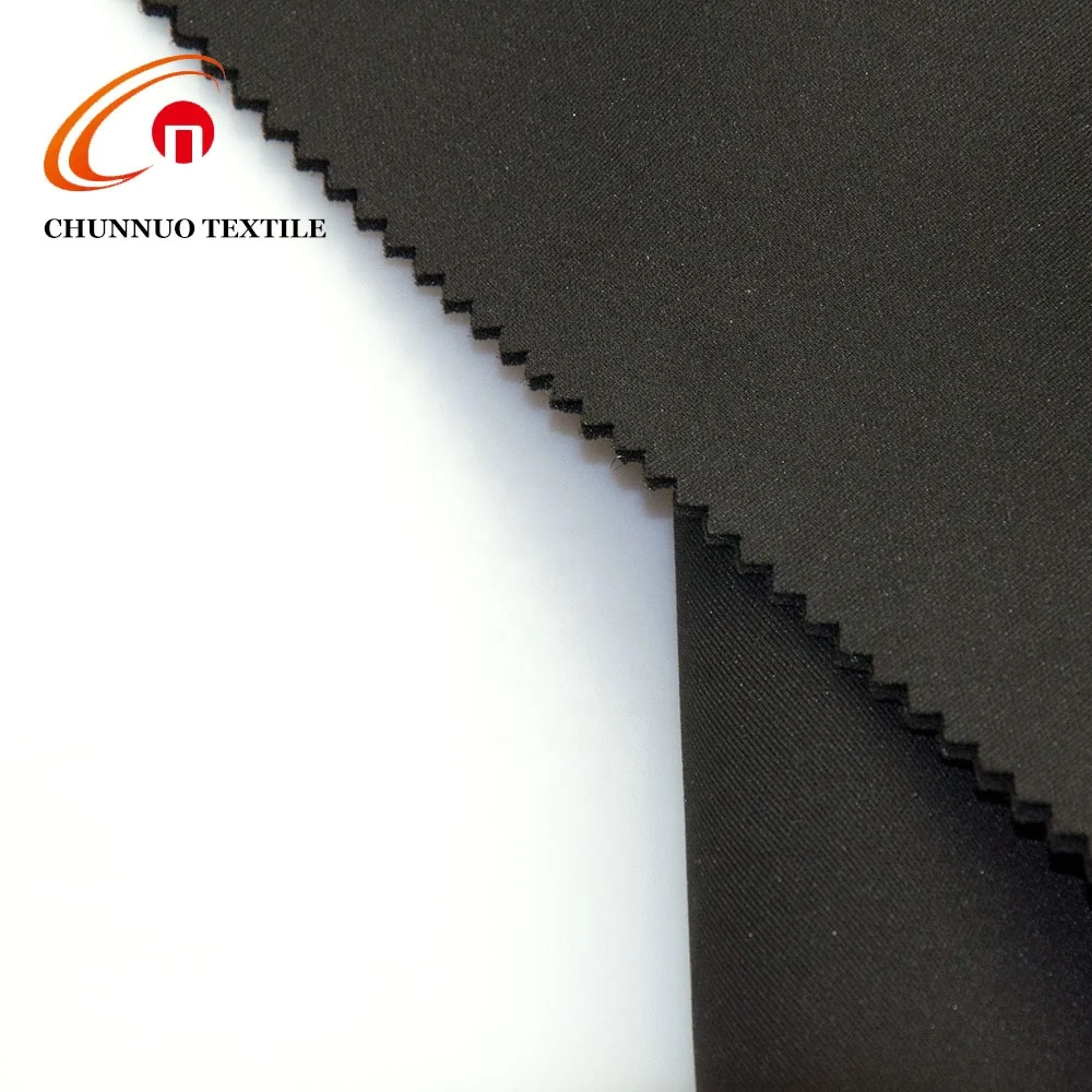 Chunnuo Textile Sandwich Scuba Knitted Fabric 75D polyester Spandex Plain Dyed Scuba 3D Sandwich Fabric