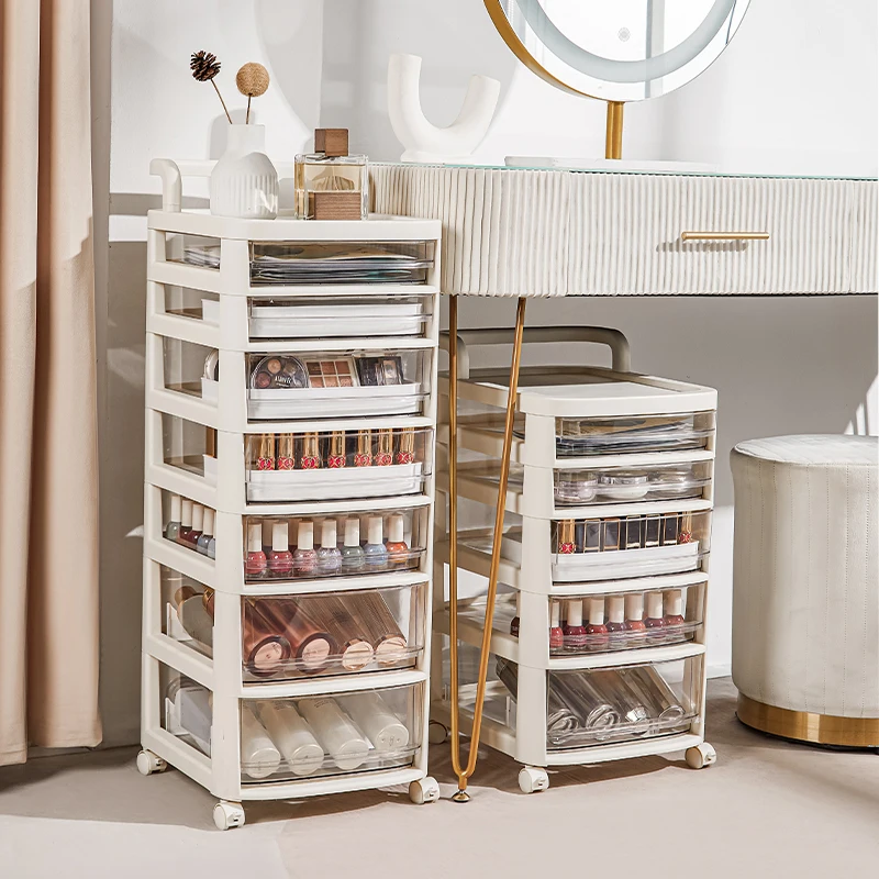 Multilayer Toy Clothes Cabinet Mobile Organizers Bathroom Chest Of Drawers Living Room