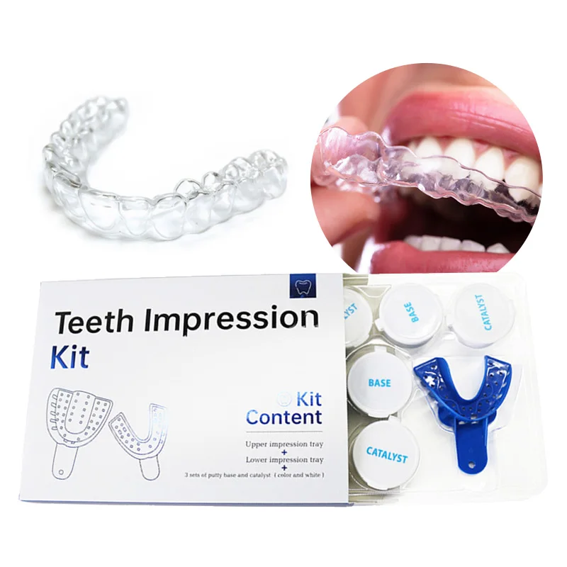 Dental Impression Putty Tray Teeth Molding Kit Dental Impression Material Kit For Teeth Aligners