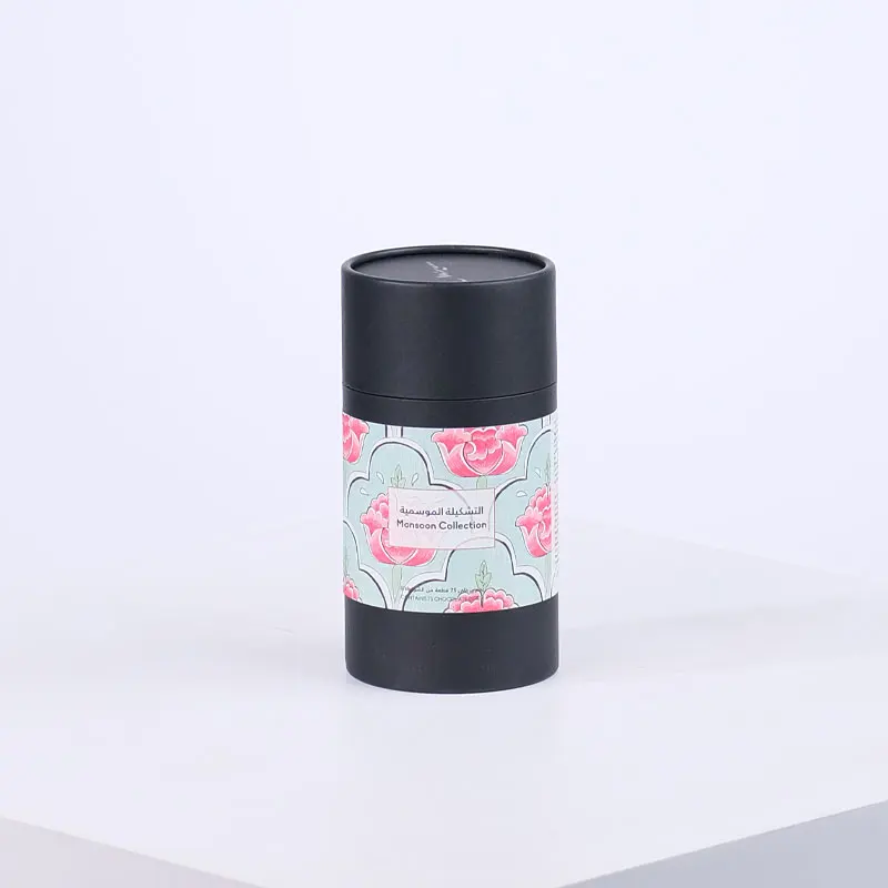 Factory Wholesale Custom Candy Tea Bag Chocolate Paper Tubes Packaging Box Craft Paper Tube