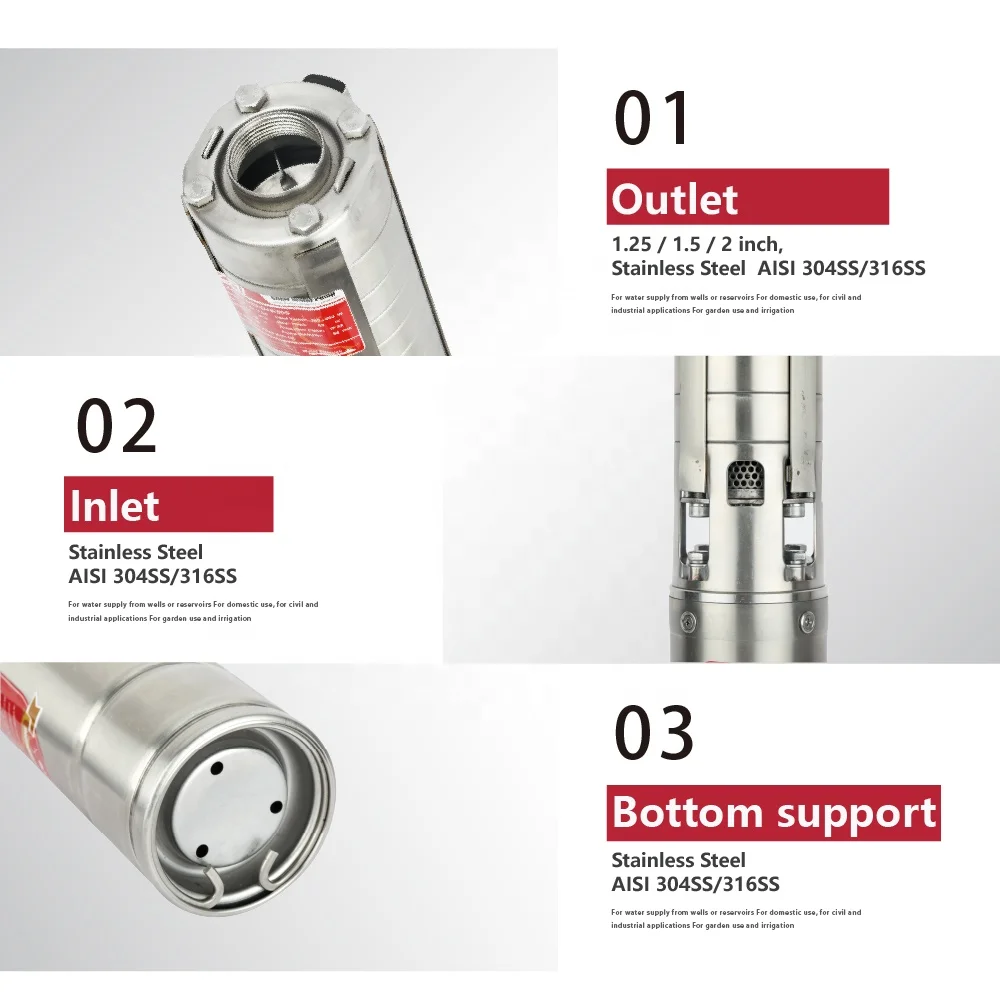 Solar Panel Garden Water Pump For Agriculture In Large Flow Dc 12 V