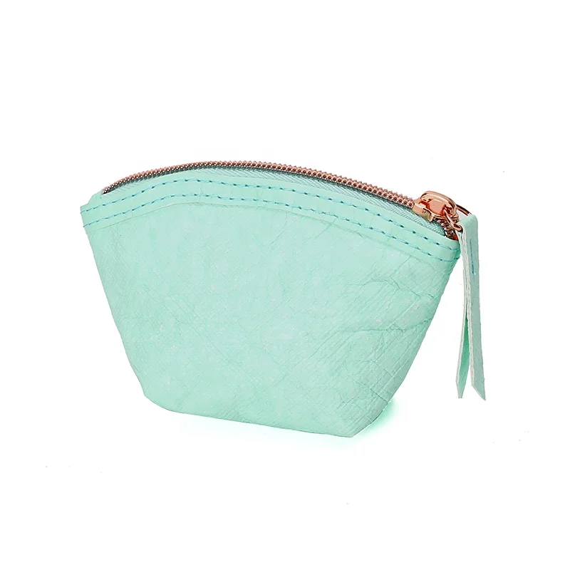 Factory custom cayan   durable coin  purse  daily life  storage bag Tyvek  paper  waterproof  wallet