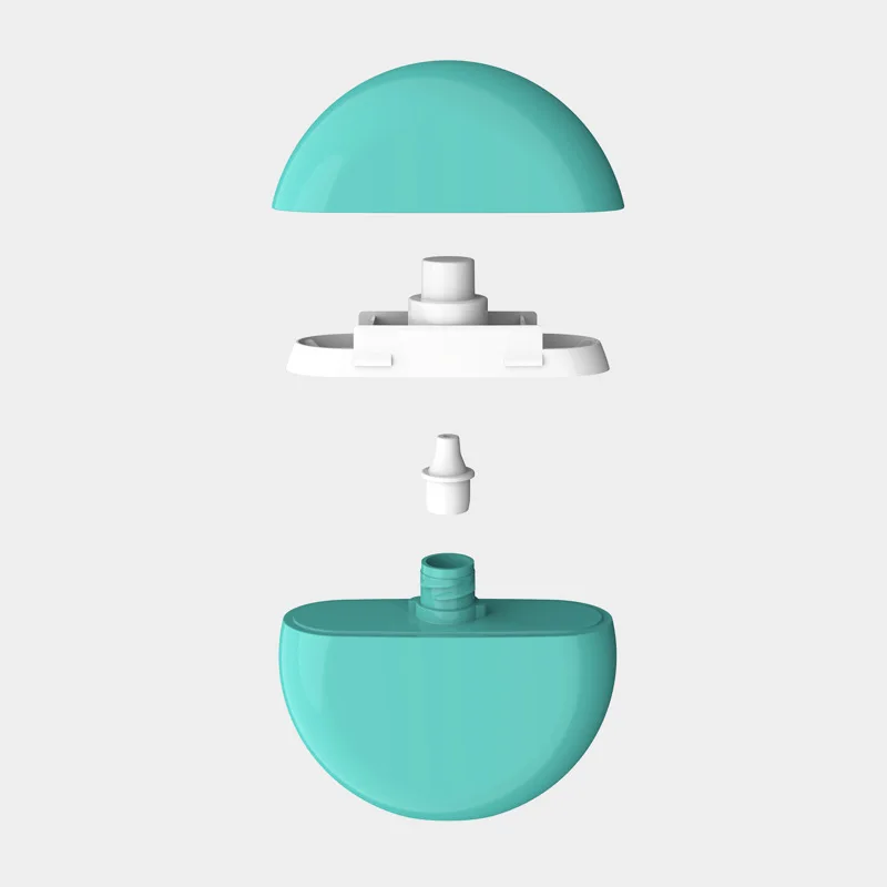 luxury 45g 45ml circle shape white plastic plastic sunscreen cream lotion bottle for skincare packaging