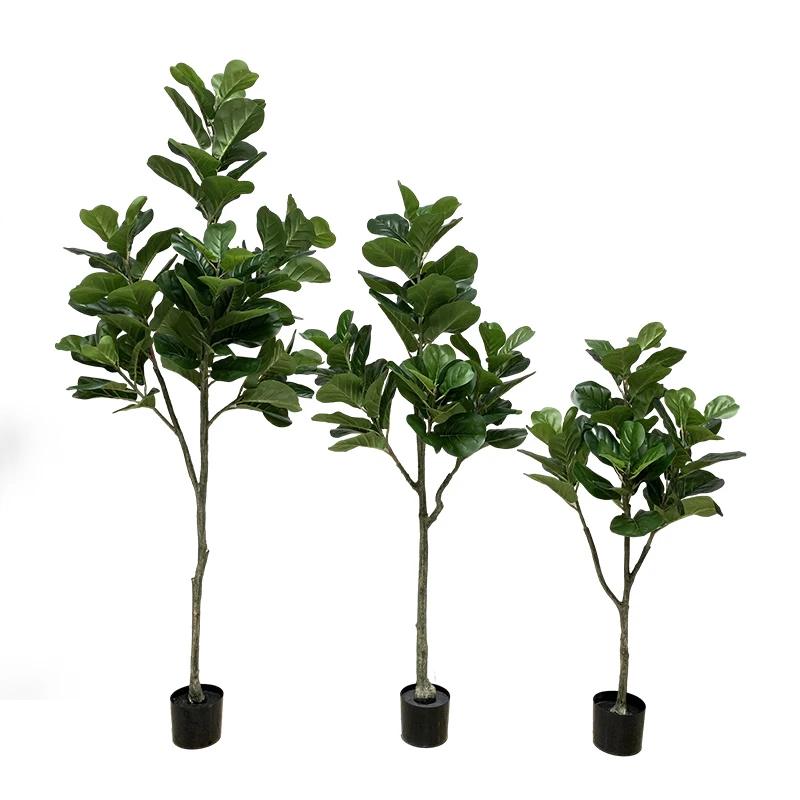 Removable 5ft  Fiddle Leaf Fig Artificial Tree for Home Decor Indoor  Outdoor Office Decoration Housewarming Gift