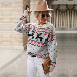 Sweaters Tej Par Muj 2022 Women Vintage Knitted Ugly Christmas Sweater Custom
