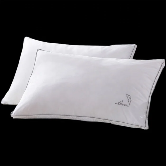 Home Hotel  Quilted microfiber Gusset Pillow 2 Pack White Standard Size
