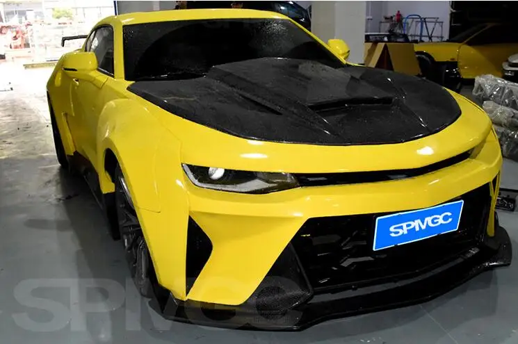 SPMGC капот из углеродного волокна для chevrolet camaro 2017-2019 переднего