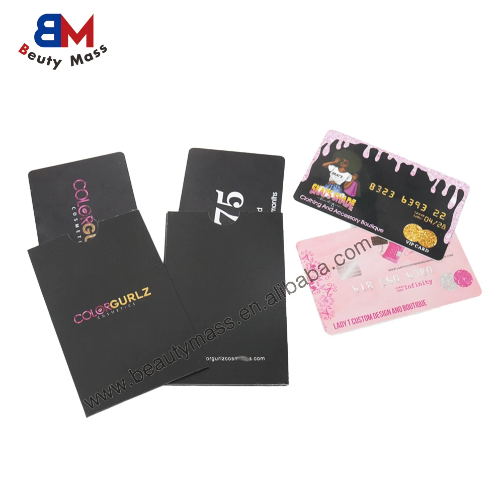 OEM/ODM Printing Logo Simple Style Paper Gift With Paper Card Sleeves/Holder For Business Card