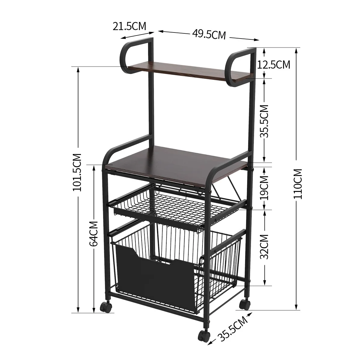 Wire Metal German Style foldable shopping trolley supermarket cart