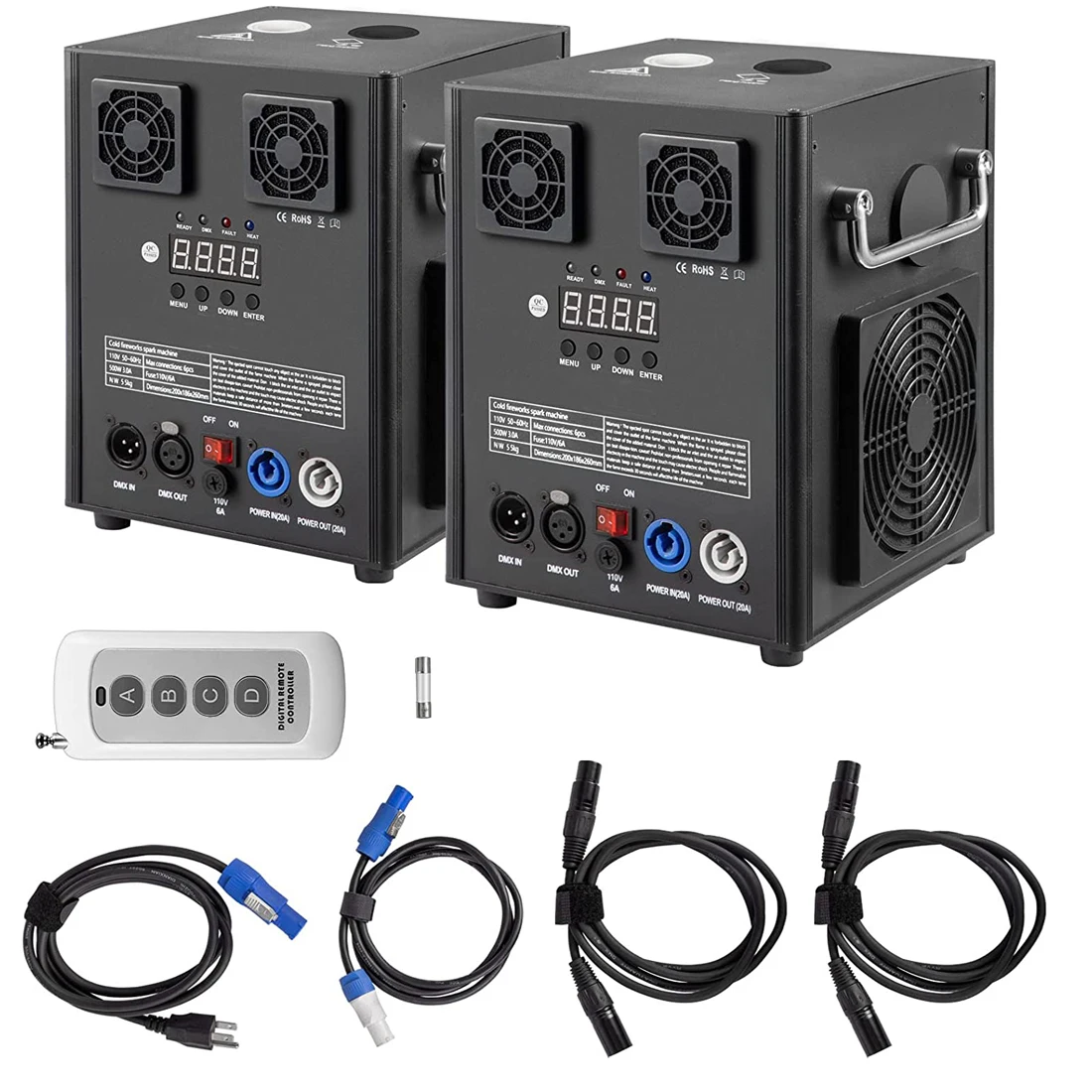Factory Electronic Titanium Ti Powder For cold spark machine Dmx512 Cold Spark Effect Machine with Wireless Remote Equipment