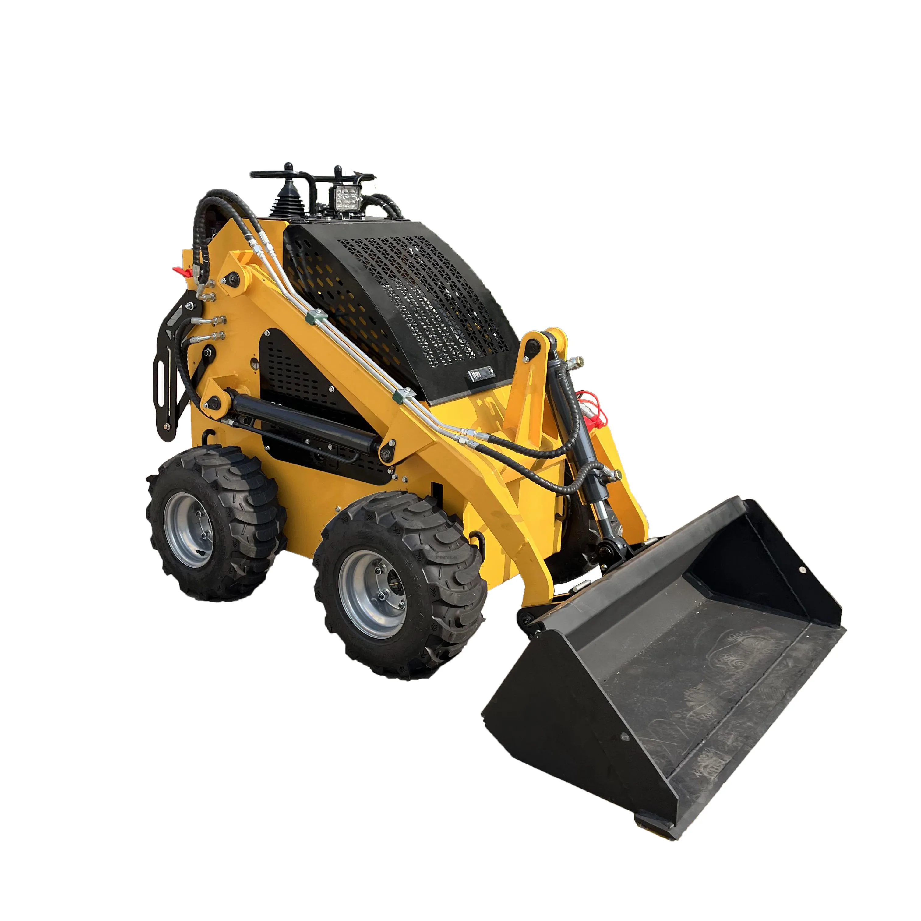 SAAO EURO 5 EPA China Wheel Tracked Mini Skid Steer Loader with Track