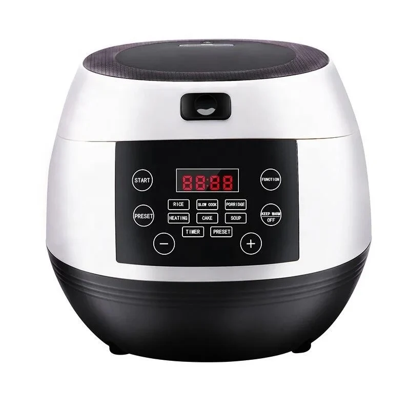 In stock Silver Crest 5L Automatic Smart Digital Touch LCD Multi Non-Stick Home Electric Digital Rice Cooker