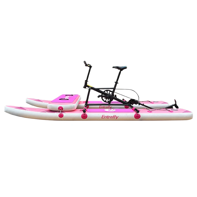 Unisex Ocean and Lakes Aquatic equipment customization waterbike multicolor electric or pedal inflatable water bikes