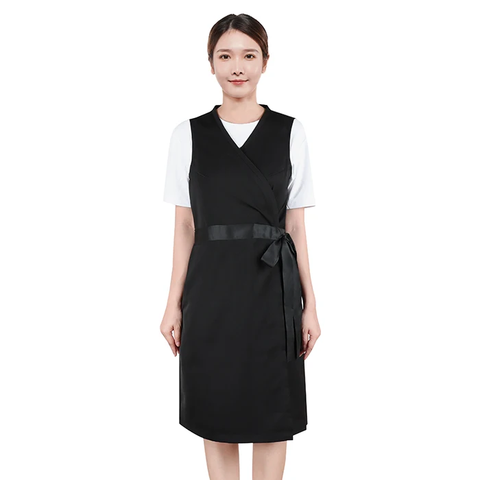 Waterproof Custom Logo Polyester Spa Beauty Salon Uniform Hair Salon Uniforms Apron Barber Uniform