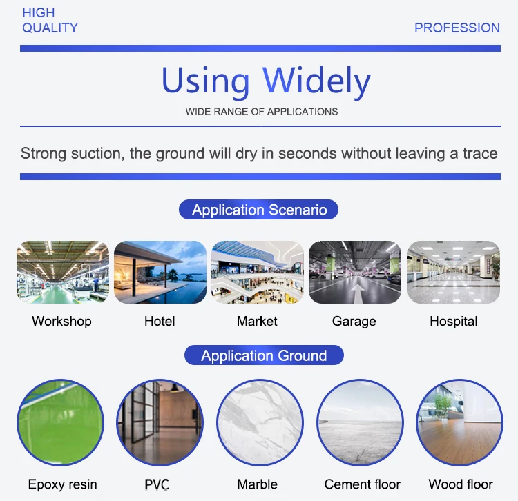 High Performance Durable Hand Push Floor Scrubber