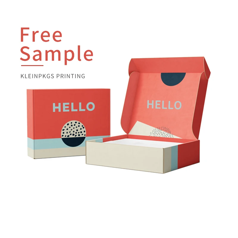 Custom Logo Personalised Ecommerce Postal Cardboard Paper Packaging Box Corrugated Shipping Mailer Box