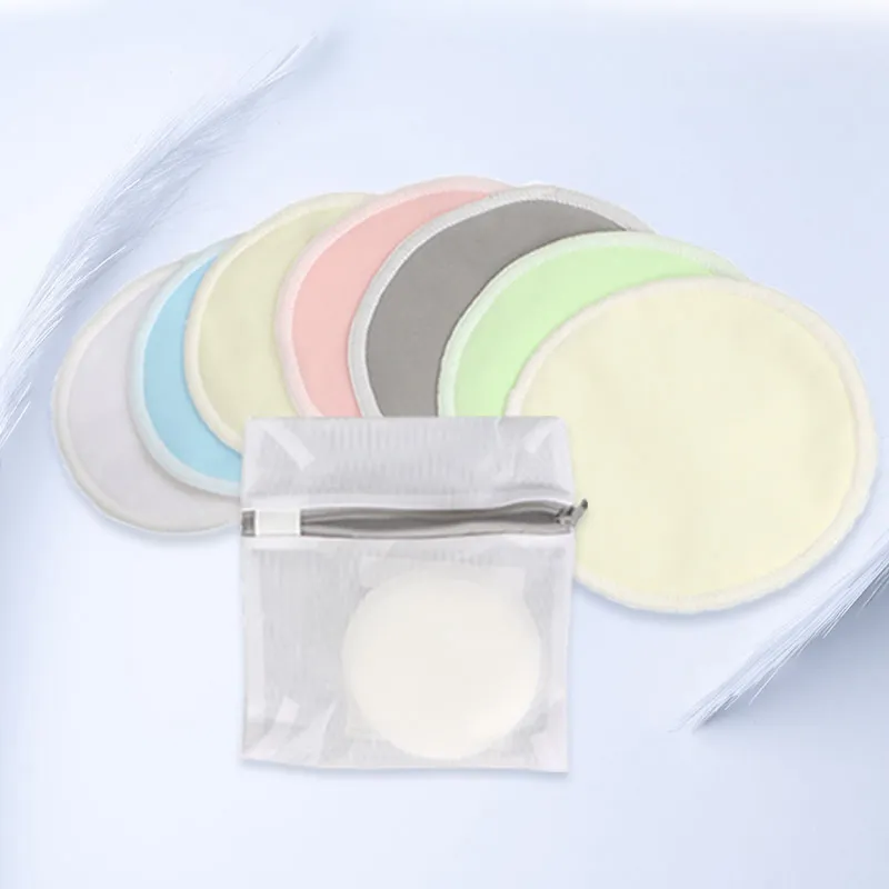 soft feeding oem maternity free sample leaking organic woman washable custom bamboo reusable breast sweat nursing pad for milk