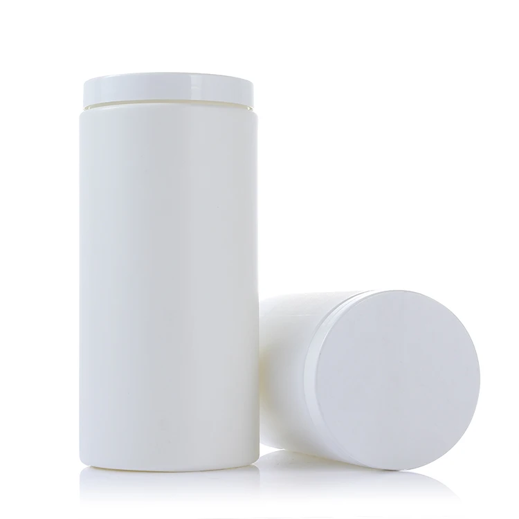 Food Grade 900g &1200g Fibre Canister Hdpe Supplement Powder Bottle with Wide Mouth
