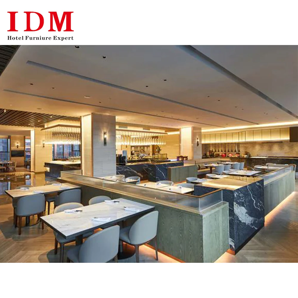 VIP Restaurant And Lounge Hotel Private Room Dining Furniture Set