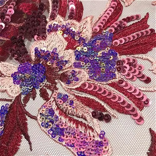 Industrial apparel machine flat embroidery sequin beading cording boring devices 1200RPM single head embroidery machine